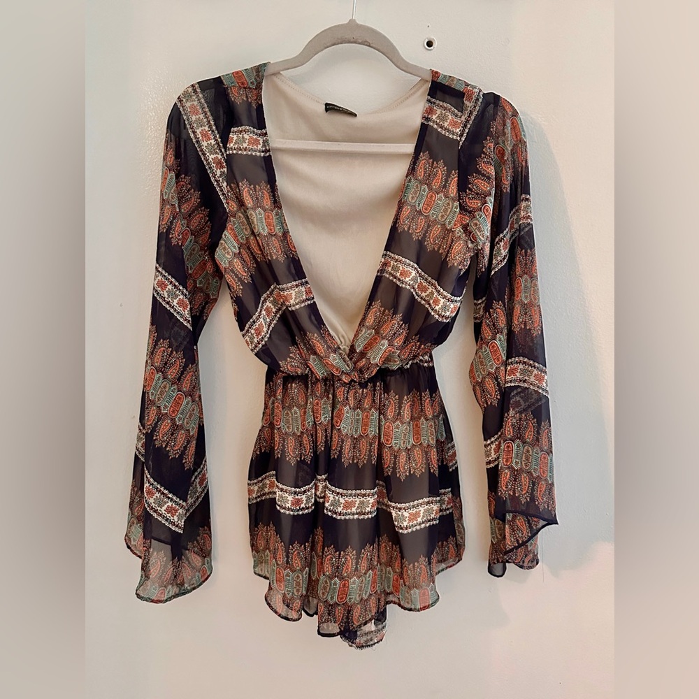 Bell Sleeve Romper